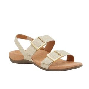 Vionic Reese Slingback Sandal Oatmeal 8 Wide